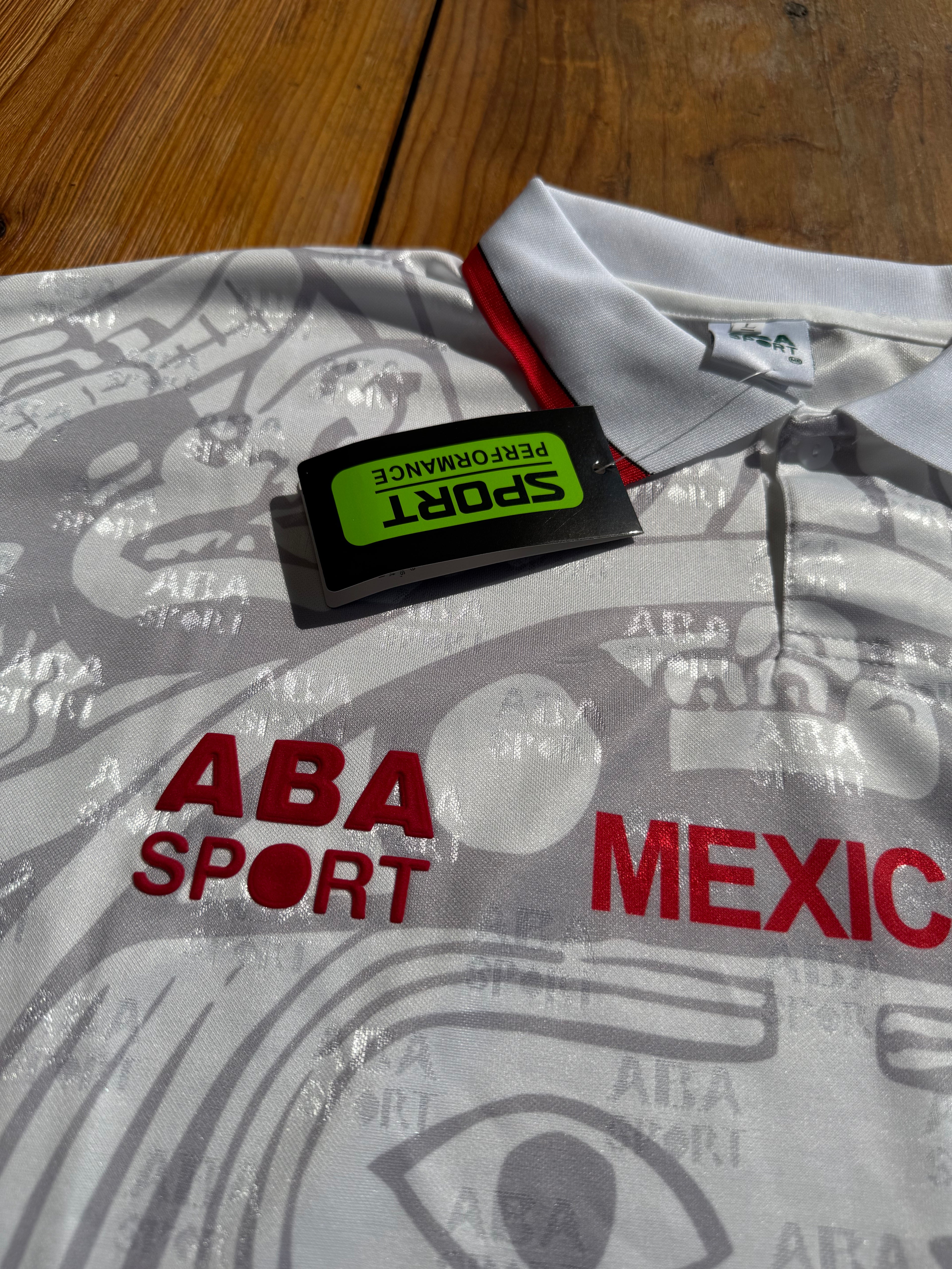 Jersey Retro Mexico 1998 Visitante Blanca